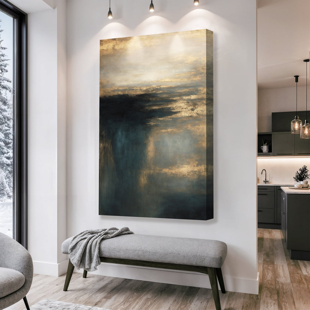 Cloudscape Glimmer Wall Art - PhishStones Products