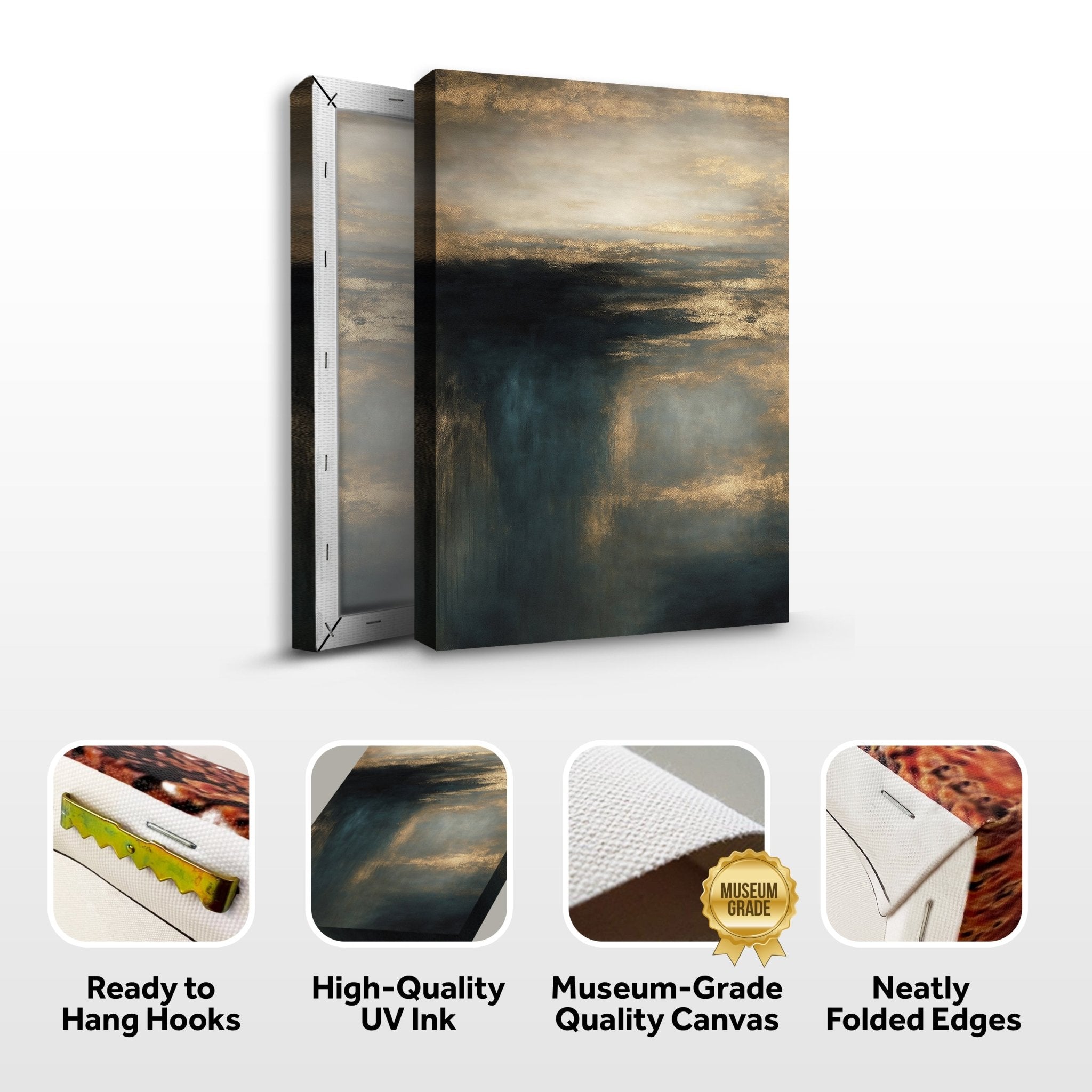 Cloudscape Glimmer Wall Art - PhishStones Products