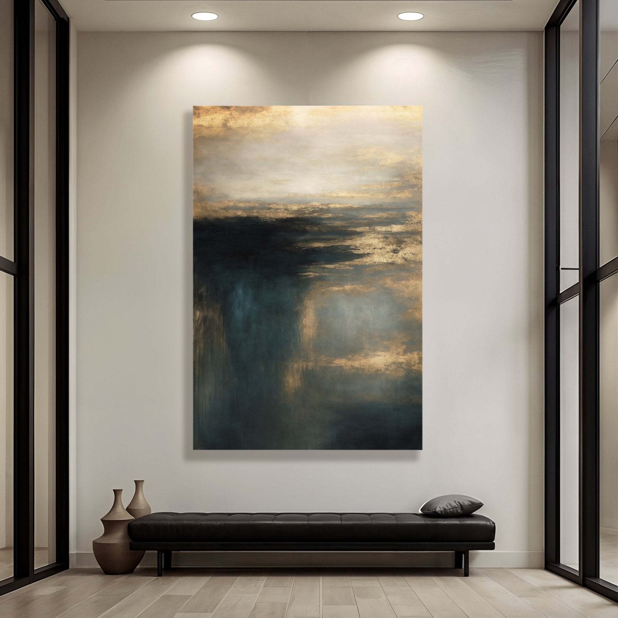 Cloudscape Glimmer Wall Art - PhishStones Products