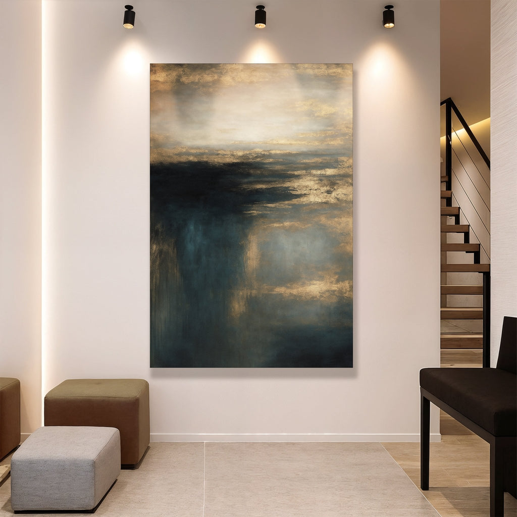 Cloudscape Glimmer Wall Art - PhishStones Products