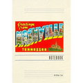 Vintage Lined Notebook Greetings from Nashville, Tennessee - Paperback