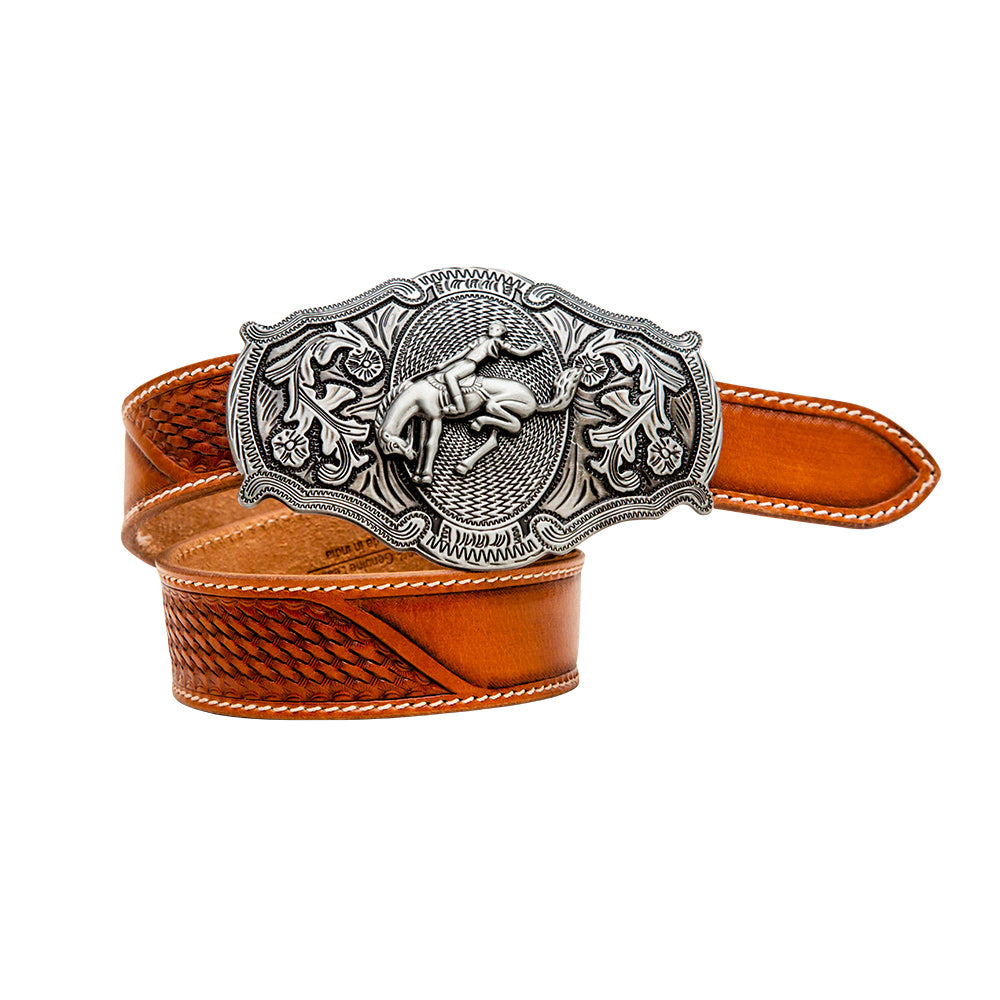 Coco - Bean Hand - Tooled Leather Women's Belt - PhishStones Products