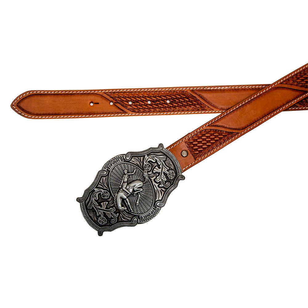 Coco - Bean Hand - Tooled Leather Women's Belt - PhishStones Products
