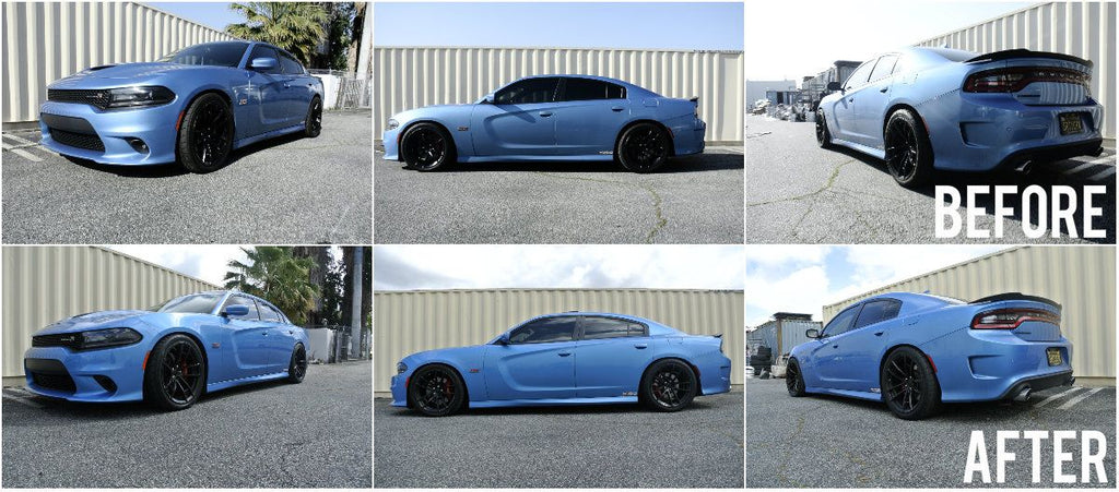 Megan Racing Coilover Damper Kit RWD for 2015+ Dodge Charger SCAT PACK Full Length Adjustable Monotube 15-way Damping MR-CDK-DC11-SCT-EZII