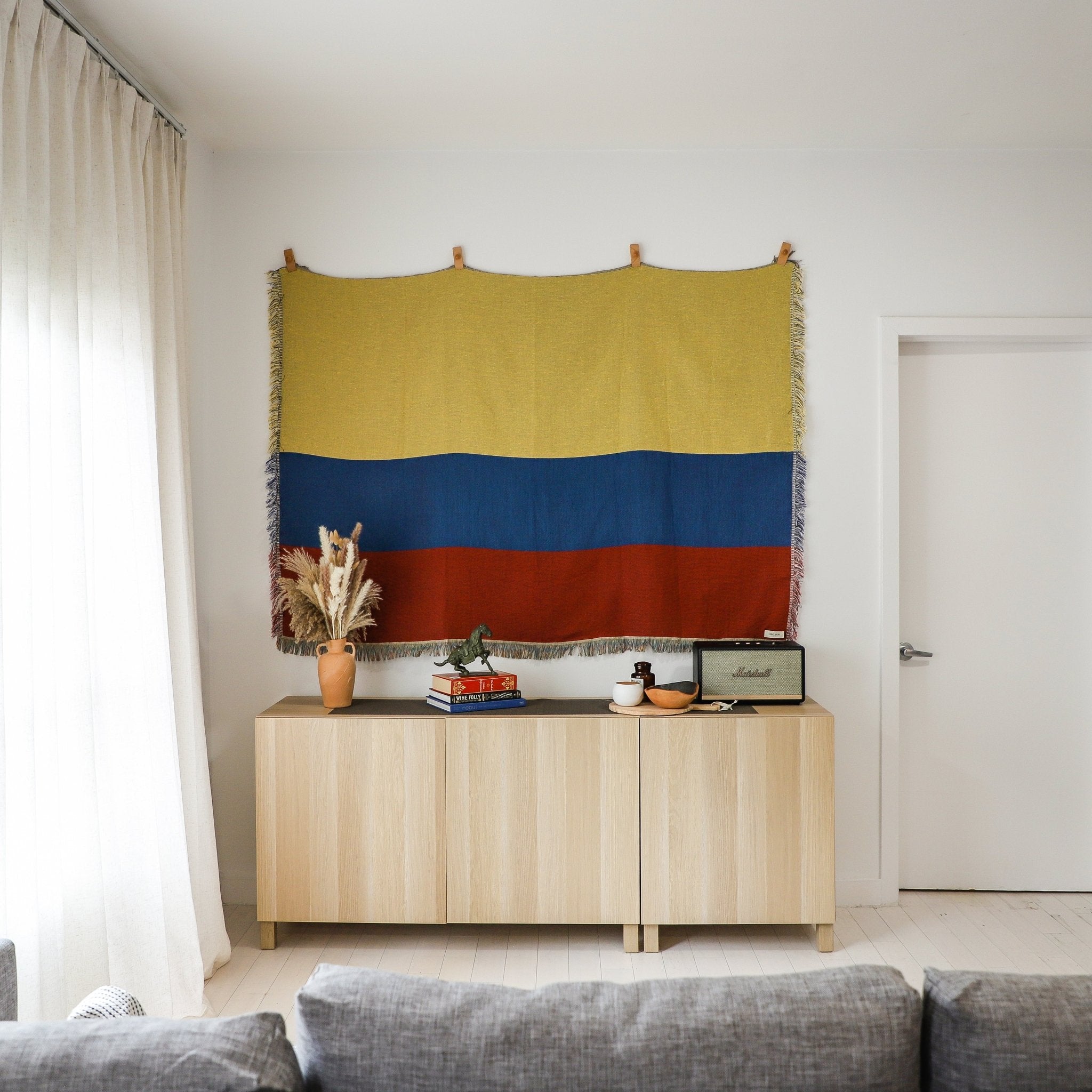 Colombia Flag Woven Throw Blanket - PhishStones Products