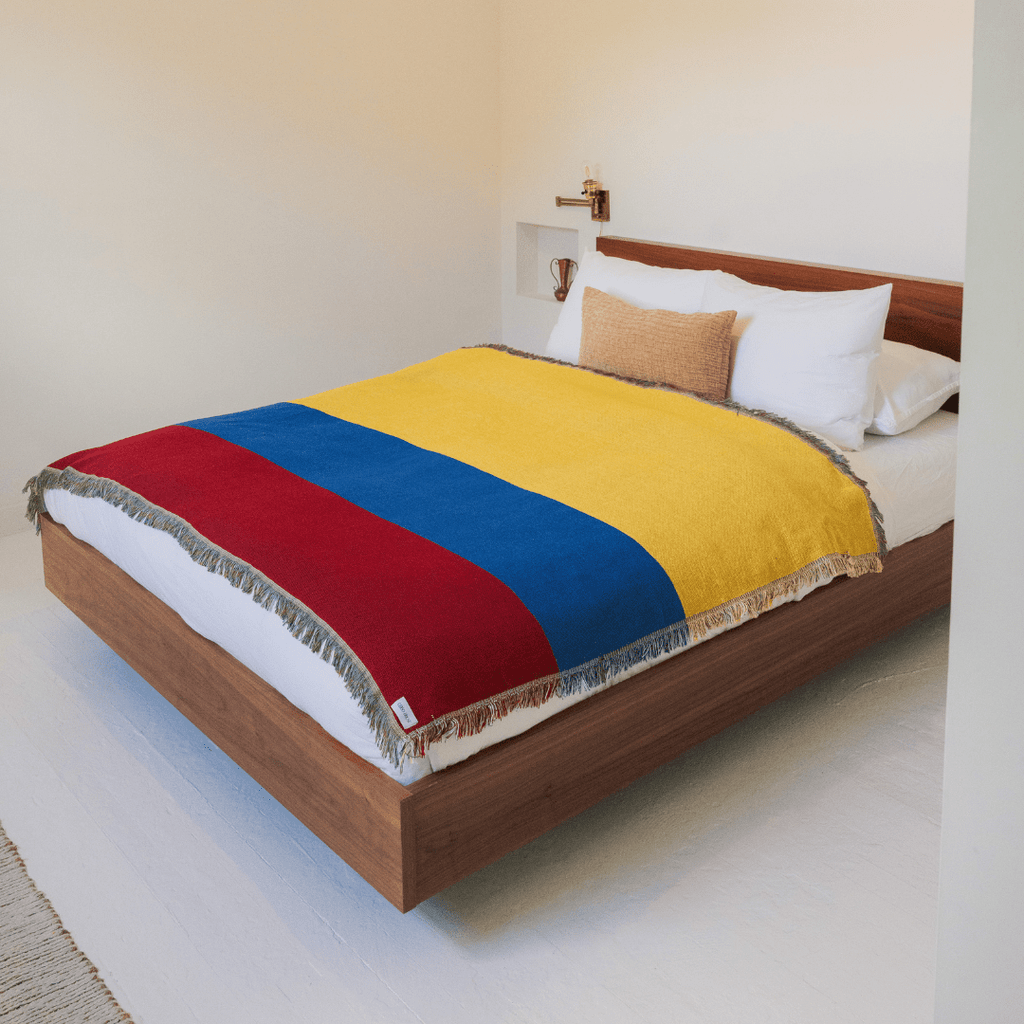 Colombia Flag Woven Throw Blanket - PhishStones Products
