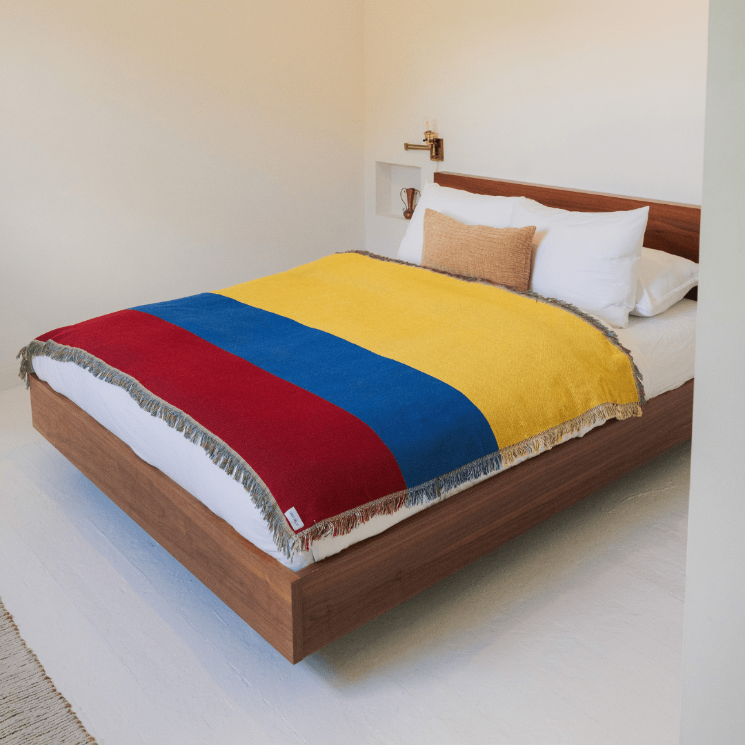 Colombia Flag Woven Throw Blanket - PhishStones Products