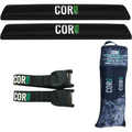 Aero Roof Rack Pad with 10' Scratch-Resistant Tie Downs(Wide Aero Bars)