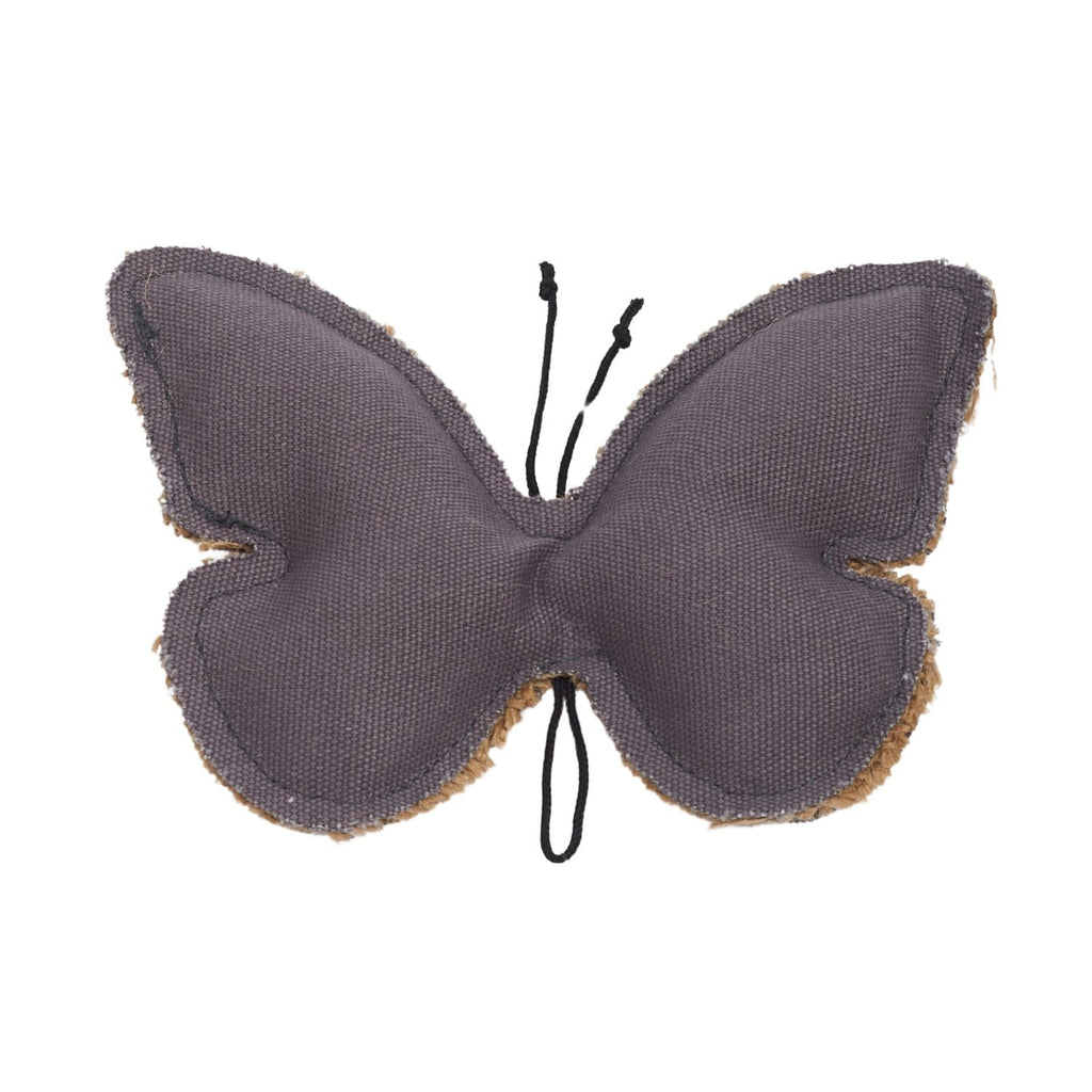 Country Living Canvas & Jute Butterfly-Shaped Dog Chew Toy – Durable, Safe and Non-Toxic