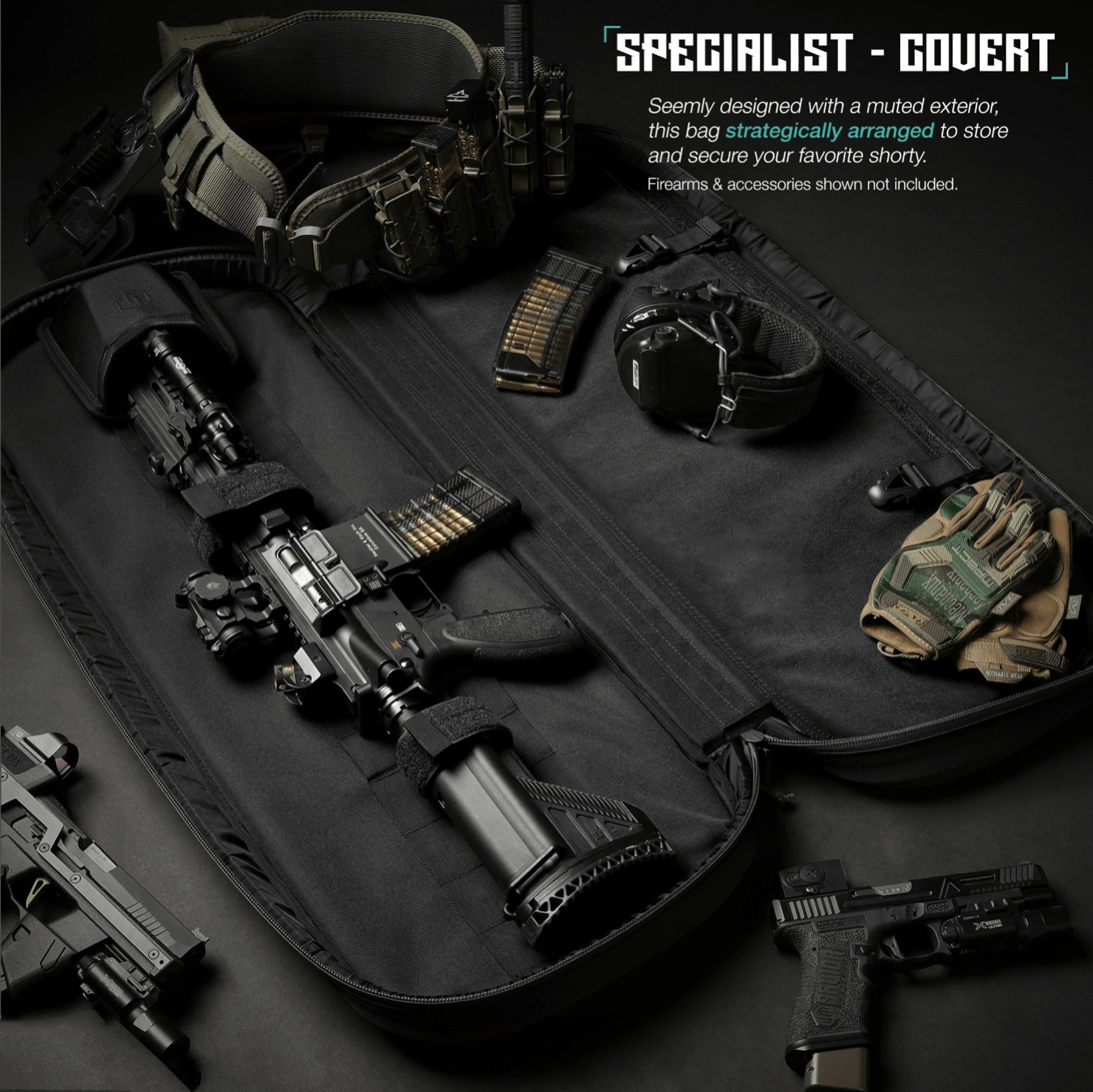 Covert Specialist SBR Case (3 Sizes) - PhishStones Products