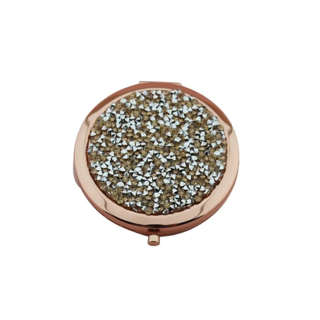 Crystal Double - Sided Portable Mini Mirror - PhishStones Products