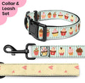 Cupcakes Dog Collar & Leash