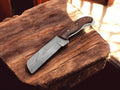 Custom Handmade Bull Cutter Knife with Leather Sheath - PhishStones Products