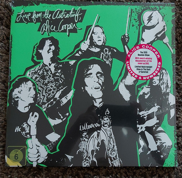 Live From The Astroturf (Glow-In-The-Dark LP Vinyl/DVD) & Billion Dollar Babies (50Th Anniversary/Deluxe/3LP) & School's Out (Expanded & Remastered/3LP) & Alice Cooper's Greatest Hits (180G/Limited Anniversary Edition)