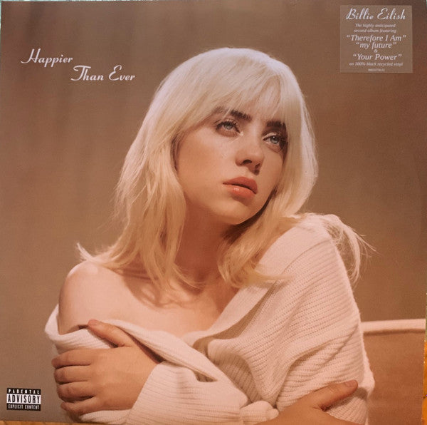 Billie Eilish - Happier Than Ever (X) (2LP) & When We All Fall Asleep, Where Do We Go? (Pale Yellow LP Vinyl)