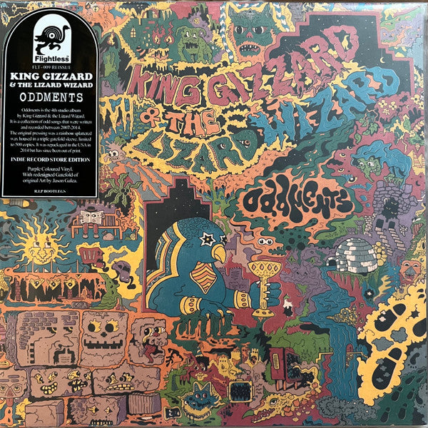 King Gizzard & The Lizard Wizard - Willoughby's Beach (Tangerine LP Vinyl) & 12 Bar Bruise (Sea Foam Green LP Vinyl) & Oddments (Plum LP Vinyl) & Nonagon Infinity (Yellow/Red/Black LP Vinyl)