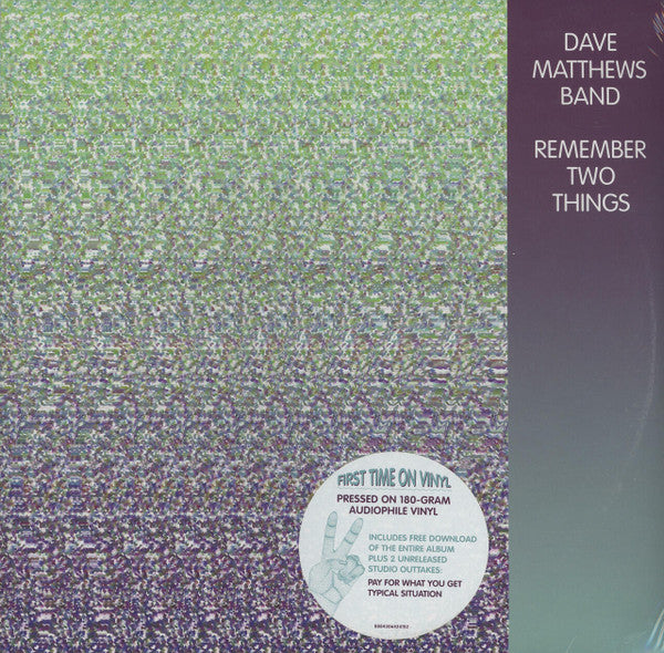 Dave Matthews Band - Before These Crowded Streets (2LP) & Walk Around The Moon & Big Whiskey & The Groogrux King (2LP/Gatefold) & Remember Two Things (2LP/180G/Dl Card) & Under The Table And Dreaming (2 LP/150G/Dl Code) & Crash Anniversary Edition