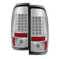 SPYDER Xtune Ford F150 Styleside 97-03 Super Duty 99-07 LED Tail Lights Chrome ALT-JH-FF15097-LED-C 9027659