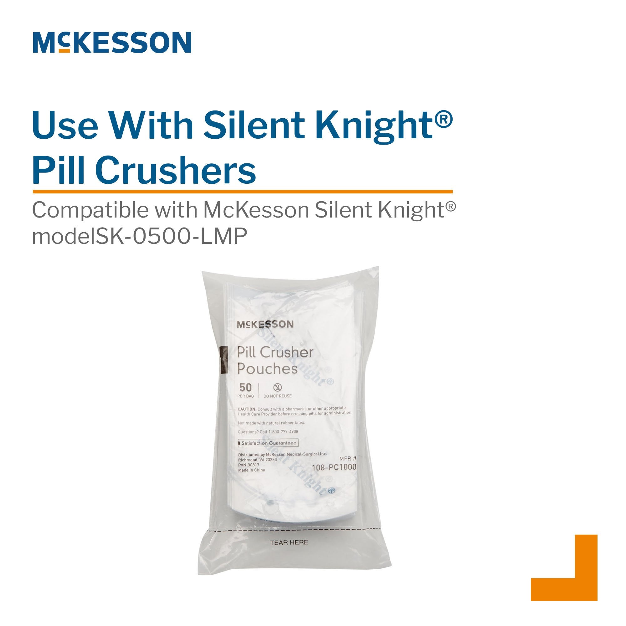 McKesson Pill Crusher Pouch 108-PC1000