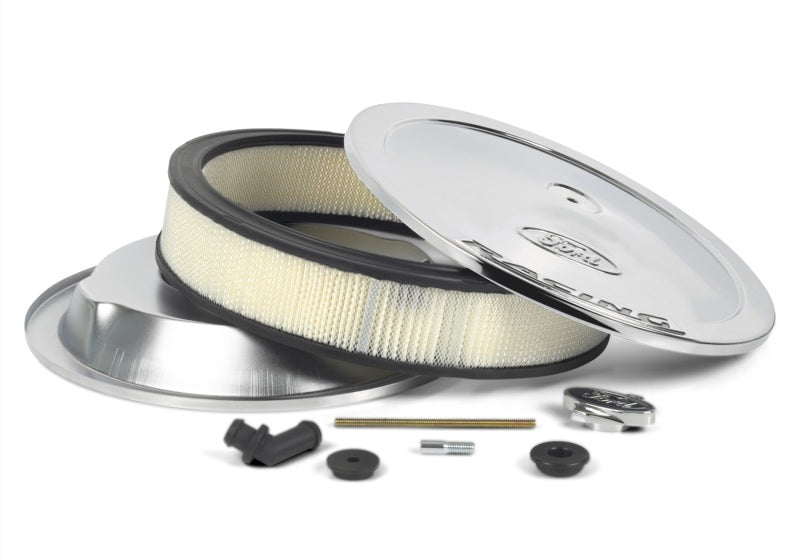 Ford 13in Dia Air Cleaner Kit Chrome FRD302-351