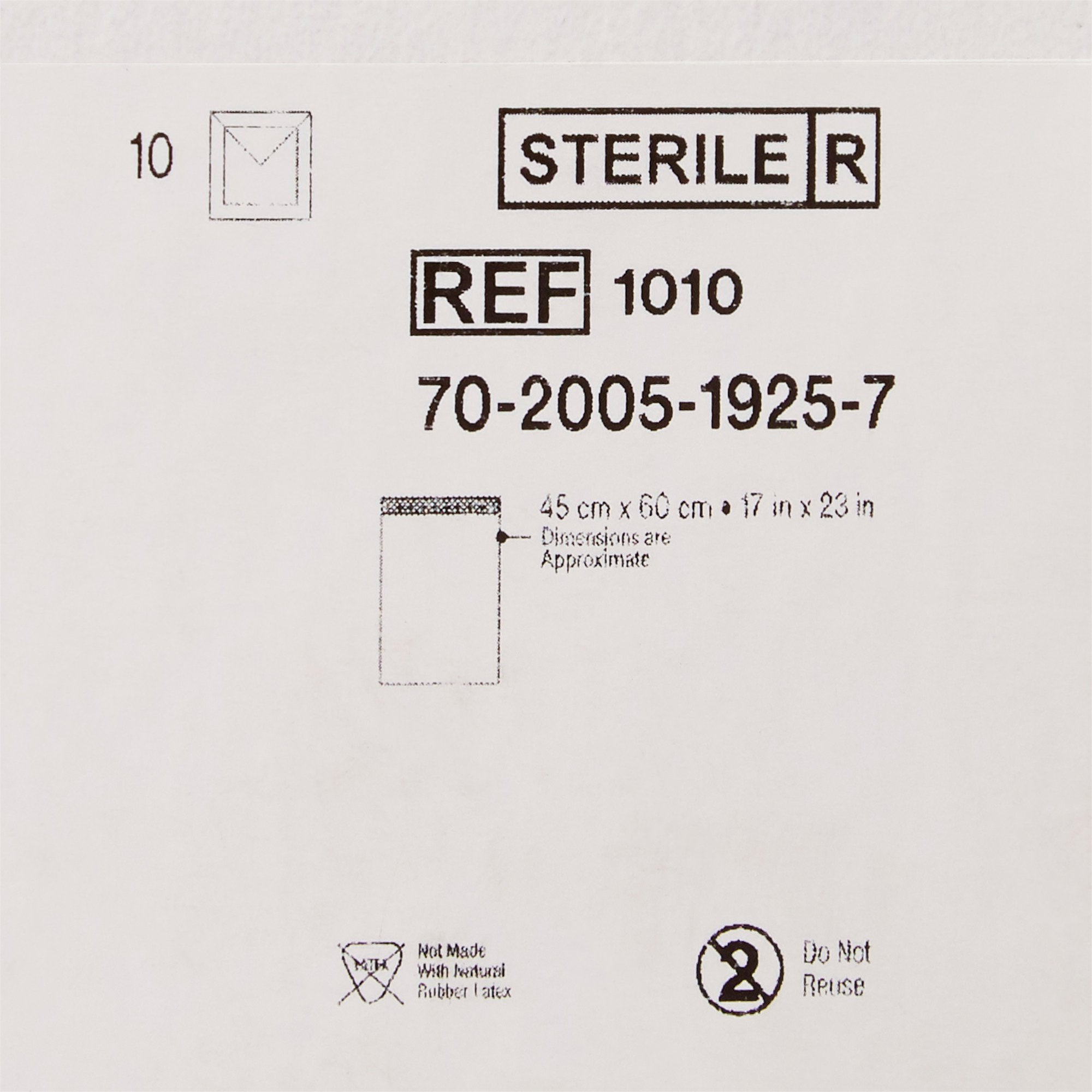 3M™ Steri-Drape™ Sterile Large Towel General Purpose Drape, 17 x 23 Inch 1010