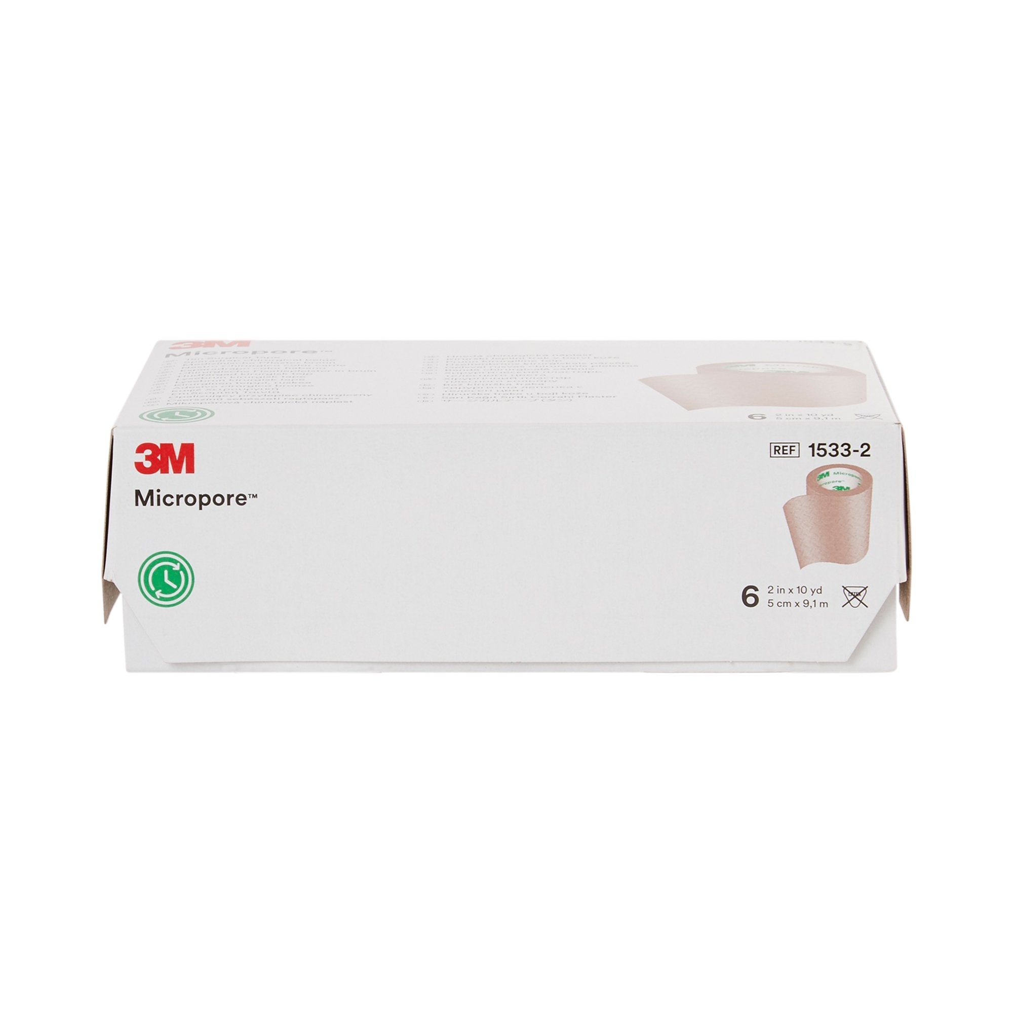 3M™ Micropore™ Paper Medical Tape, 2 Inch x 10 Yard, Tan 1533-2