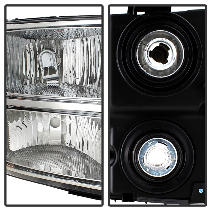 SPYDER Xtune GMC Sierra 07-13 Crystal Headlights Chrome HD-JH-GSIE07-AM-C 9034756
