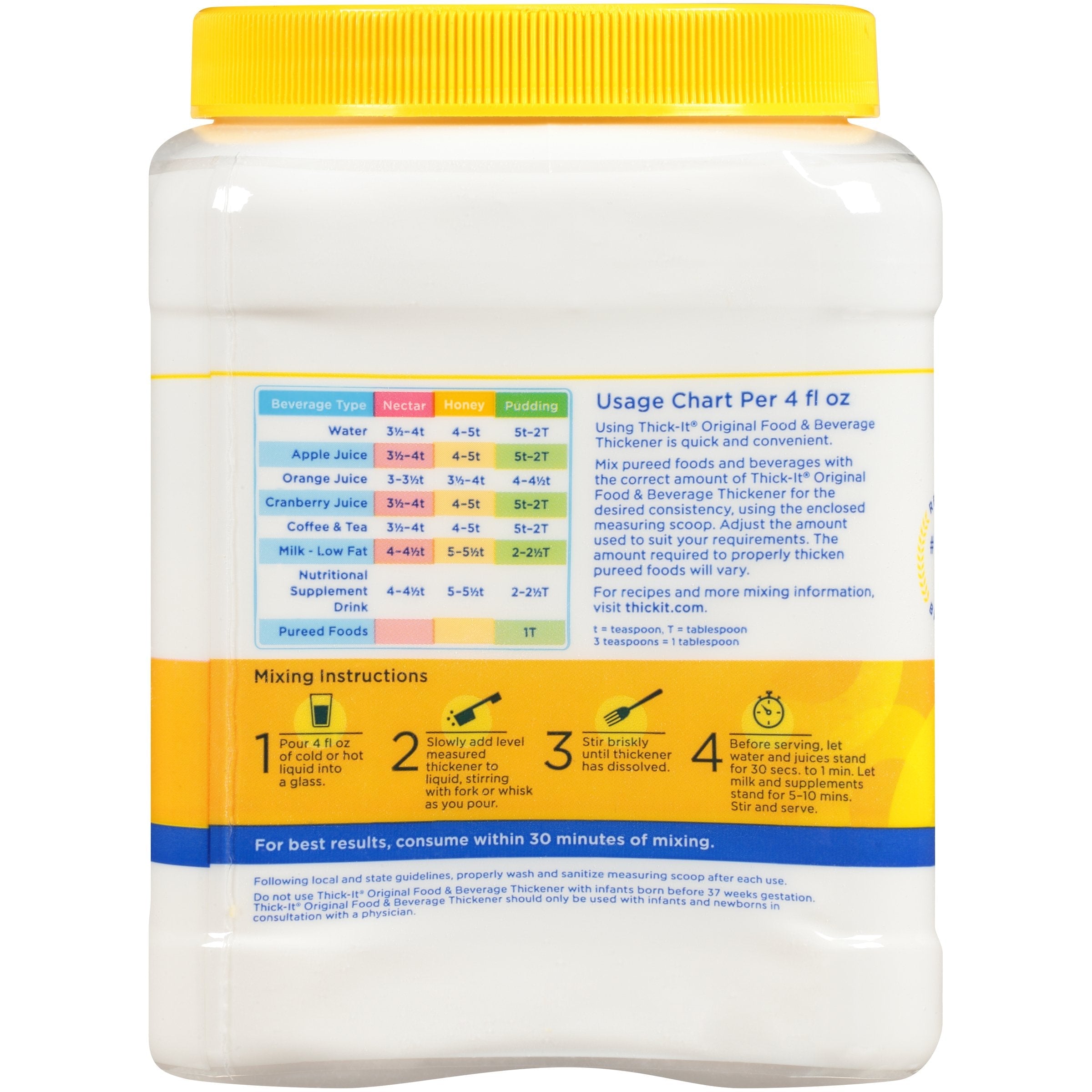 Thick-It® Ready to Use Original Food & Beverage Thickener, 10 oz. Canister J584-H5800