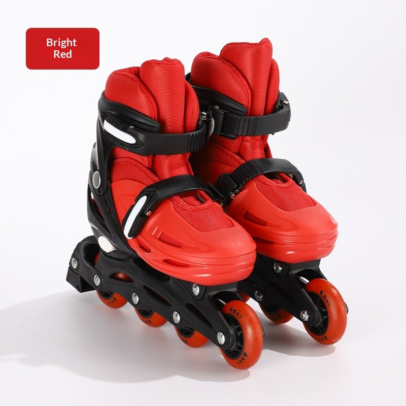 Kids Inline Skate Full Set With Multi-Adjustable Size Options