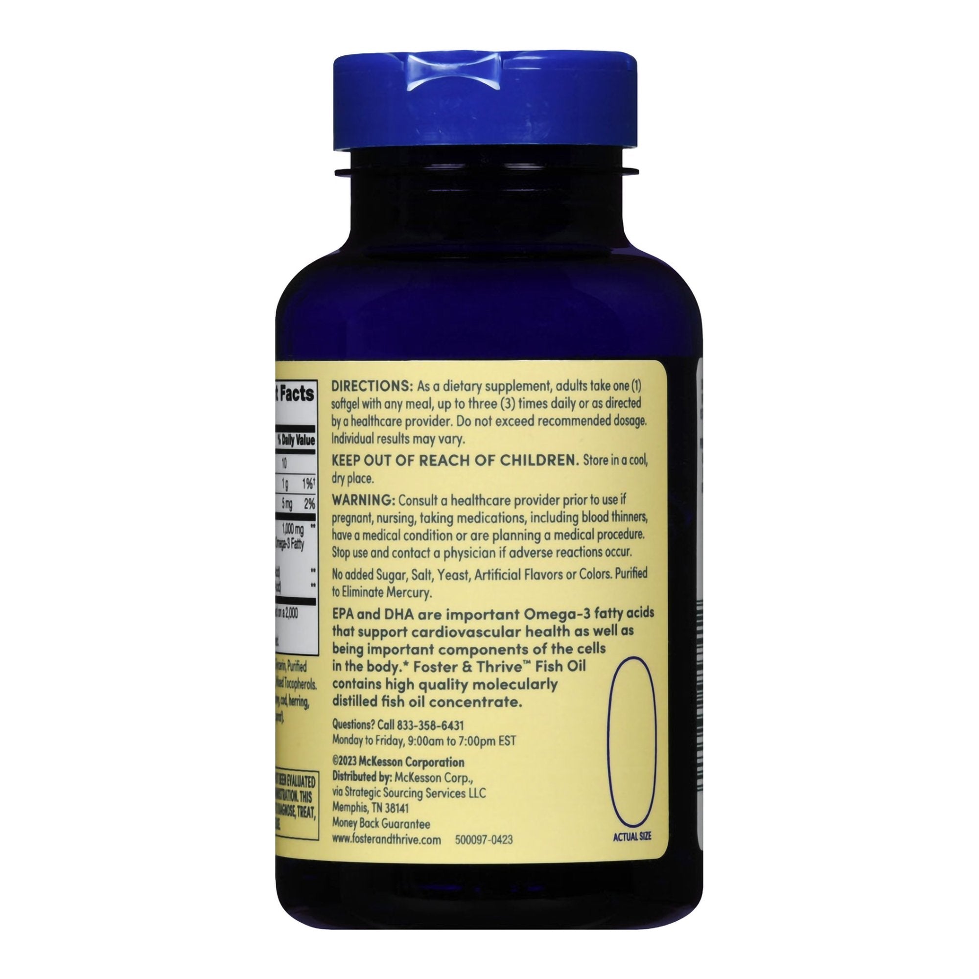 Foster & Thrive™ Fish Oil 1000 mg Softgels 1093995741