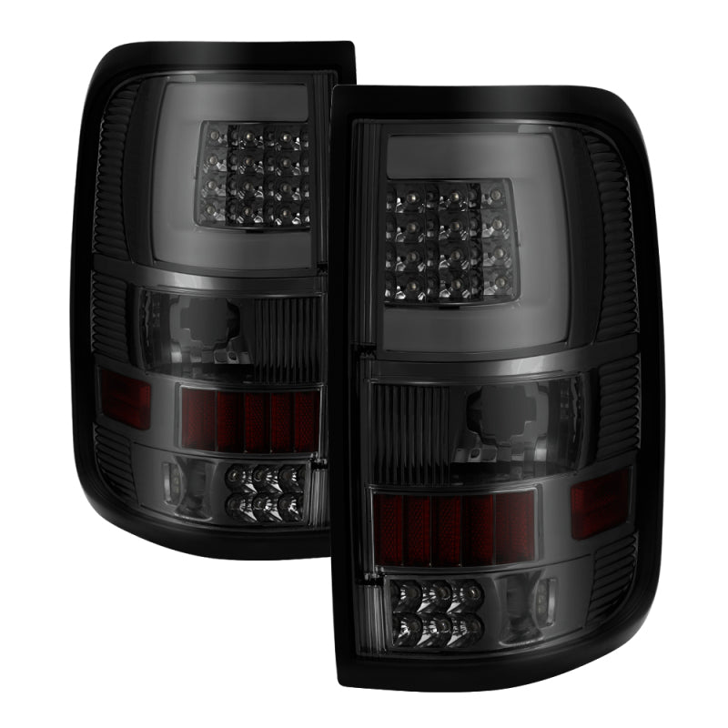 SPYDER xTune 04-08 Ford F150 Styleside V3 LED Tail Lights - Smoke (ALT-ON-FF15004G3LB-LBLED-SM) 9040825