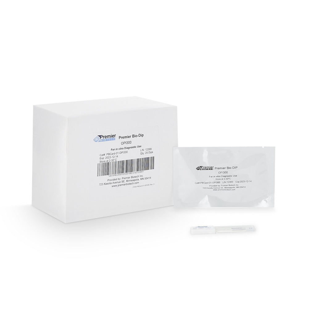Premier Bio-Dip Single Drug (Opiates) Drugs of Abuse Test PDA-OPI3-25
