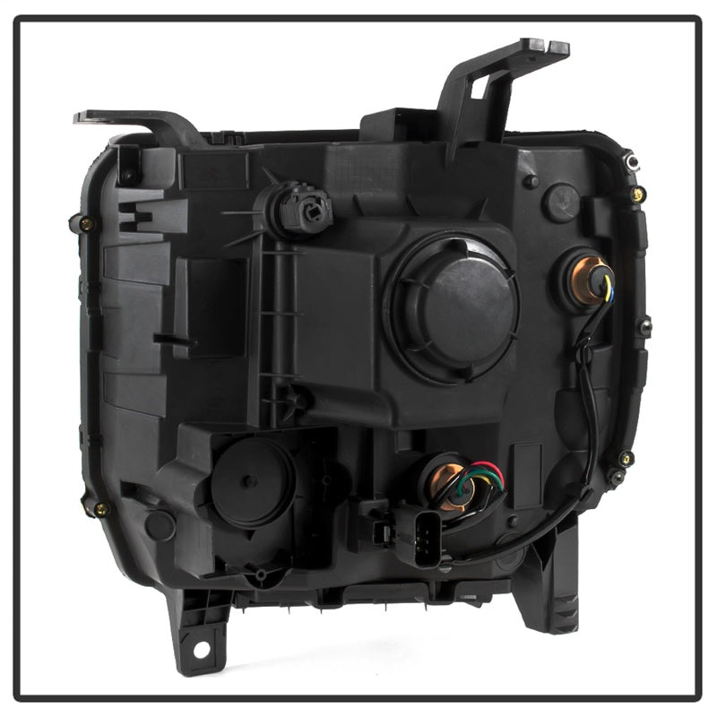 SPYDER xTune 14-15 GMC Sierra 1500 OEM Style Halogen Headlights - Black (HD-JH-GS14-AM-BK) 9042423