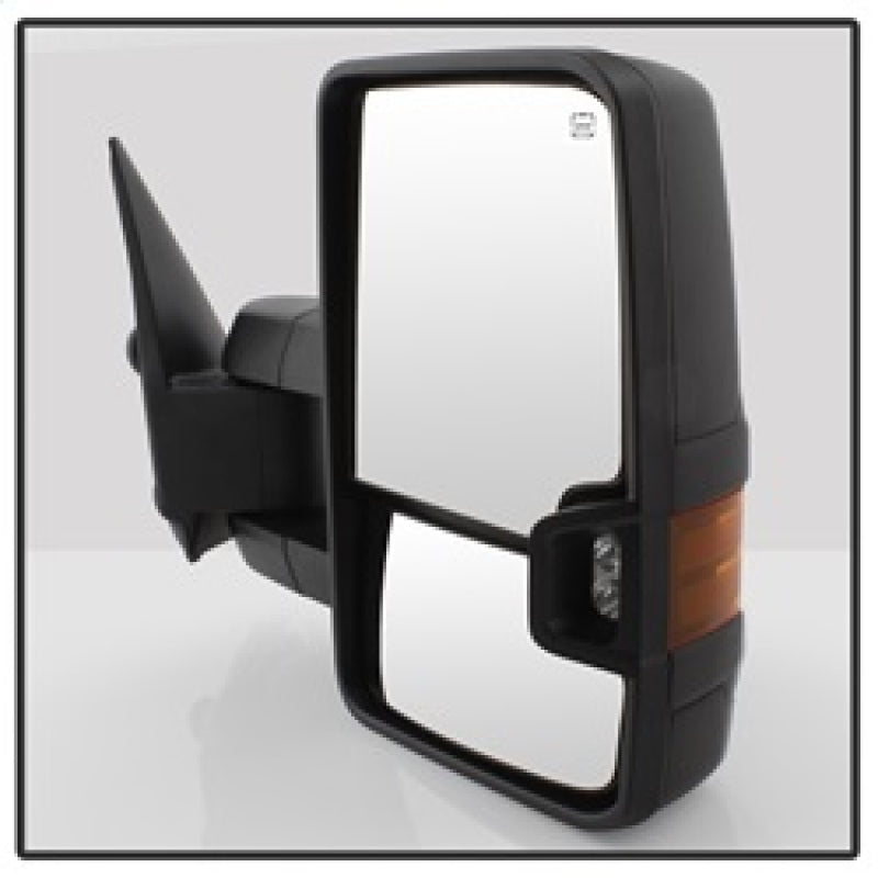SPYDER xTune Chevy Silverado 03-06 G2 Heated Amber LED Signal Telescoping Mirrors MIR-CS03S-G2-PWH-AM-SET 9936685