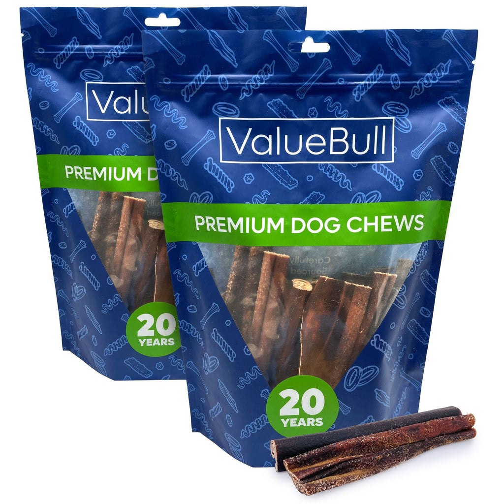 ValueBull Collagen Sticks for Dogs, Varied Shape & Size Chews, Natural Long-Lasting Dog Treats, 2 Pound