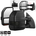 SPYDER xTune 08-15 Ford Super Duty LED Telescoping Manual Mirrors - Smk (Pair) (MIR-FDSD08S-G4-MA-RSM-SET) 9943119