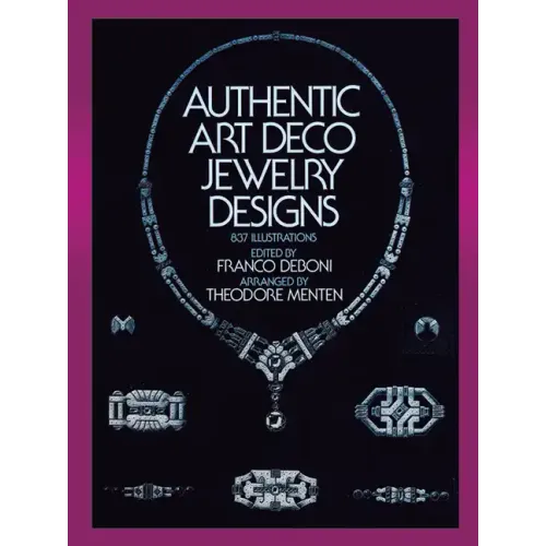 Authentic Art Deco Jewelry Designs - Paperback