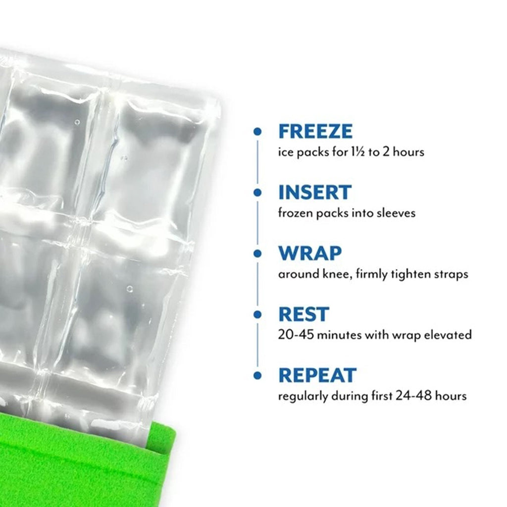 Polar Ice® Cold Pack with Wrap for Knee, Standard Size 30103