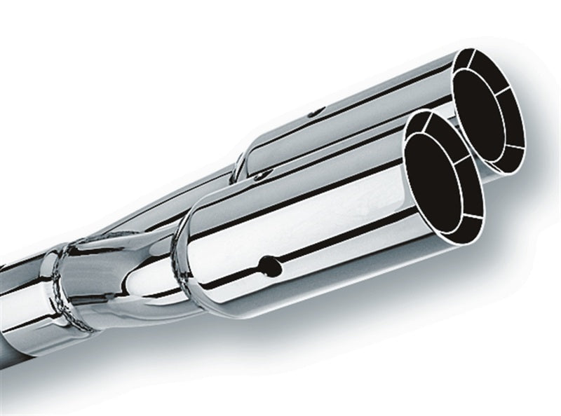 Borla Universal Polished Tip Dual Round Intercooled (inlet 2 1/2in. Outlet 3in) *NO Returns* 20203