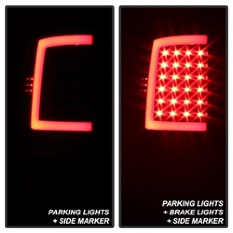 SPYDER xTune 09-18 Dodge Ram 1500 (Incandescent Model) LED Tail Lights - Blk (ALT-ON-DR09-LBLED-BK) 5082206