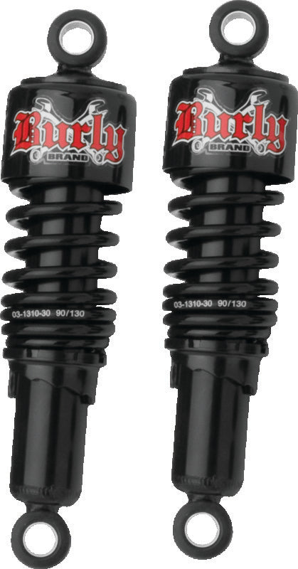Burly Brand Shocks 10.5in Dyna - Black B28-1202B