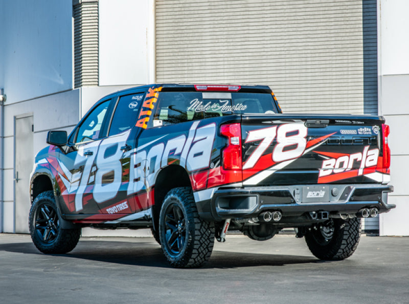 Borla 19 Chevrolet Silverado/GMC Sierra 1500 6.2L SS ATAK Catback Exhaust - Carbon Fiber Tips 140776CF