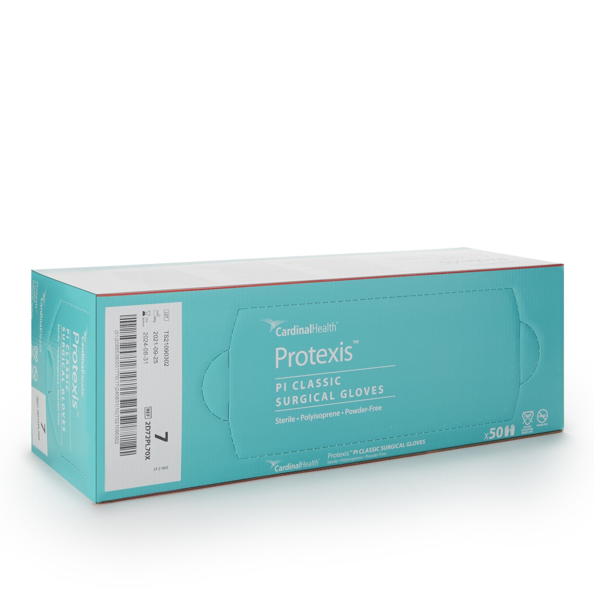 Protexis™ PI Classic Polyisoprene Surgical Glove, Size 7, Ivory 2D72PL70X