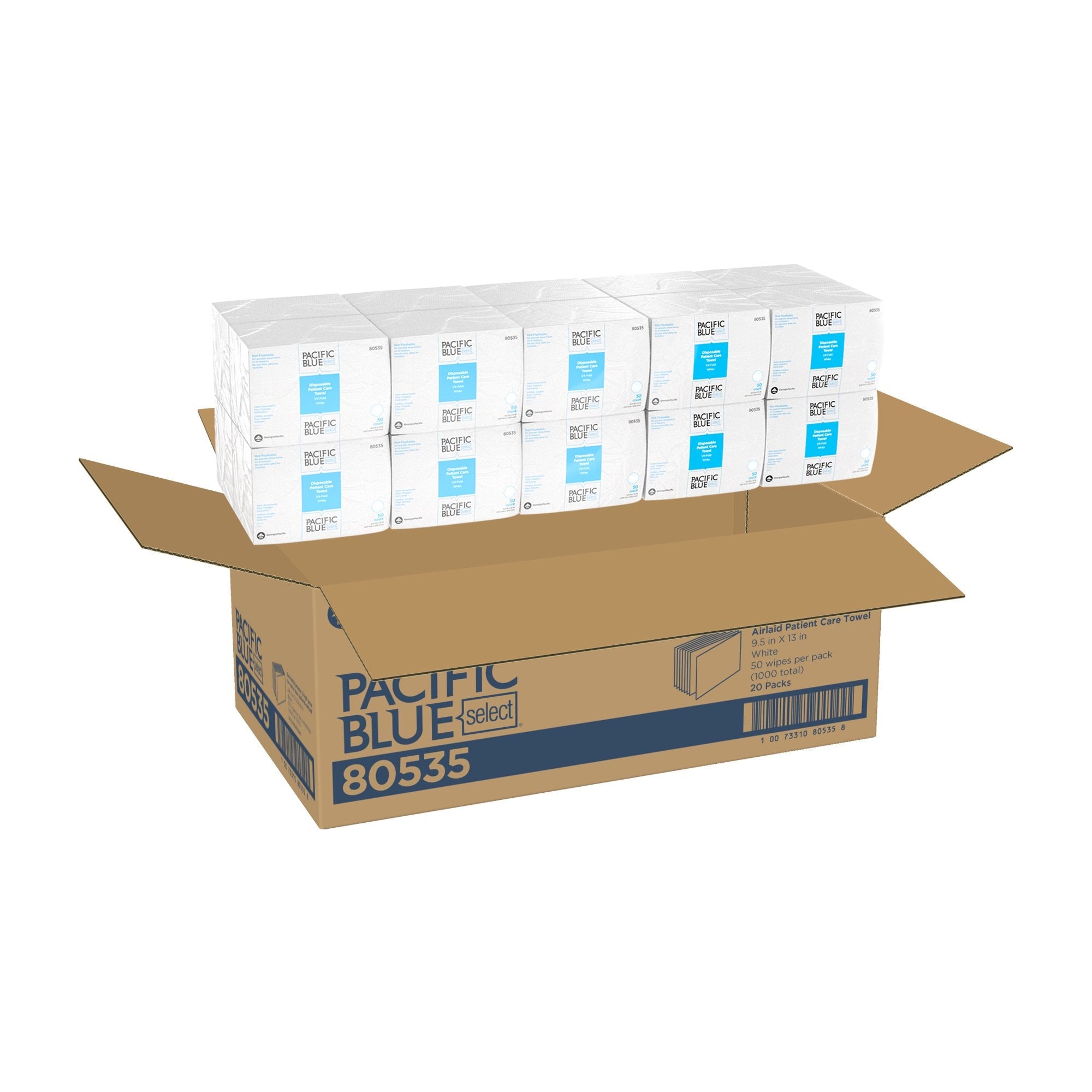 Pacific Blue Select™ A400 Disposable Washcloths 80535