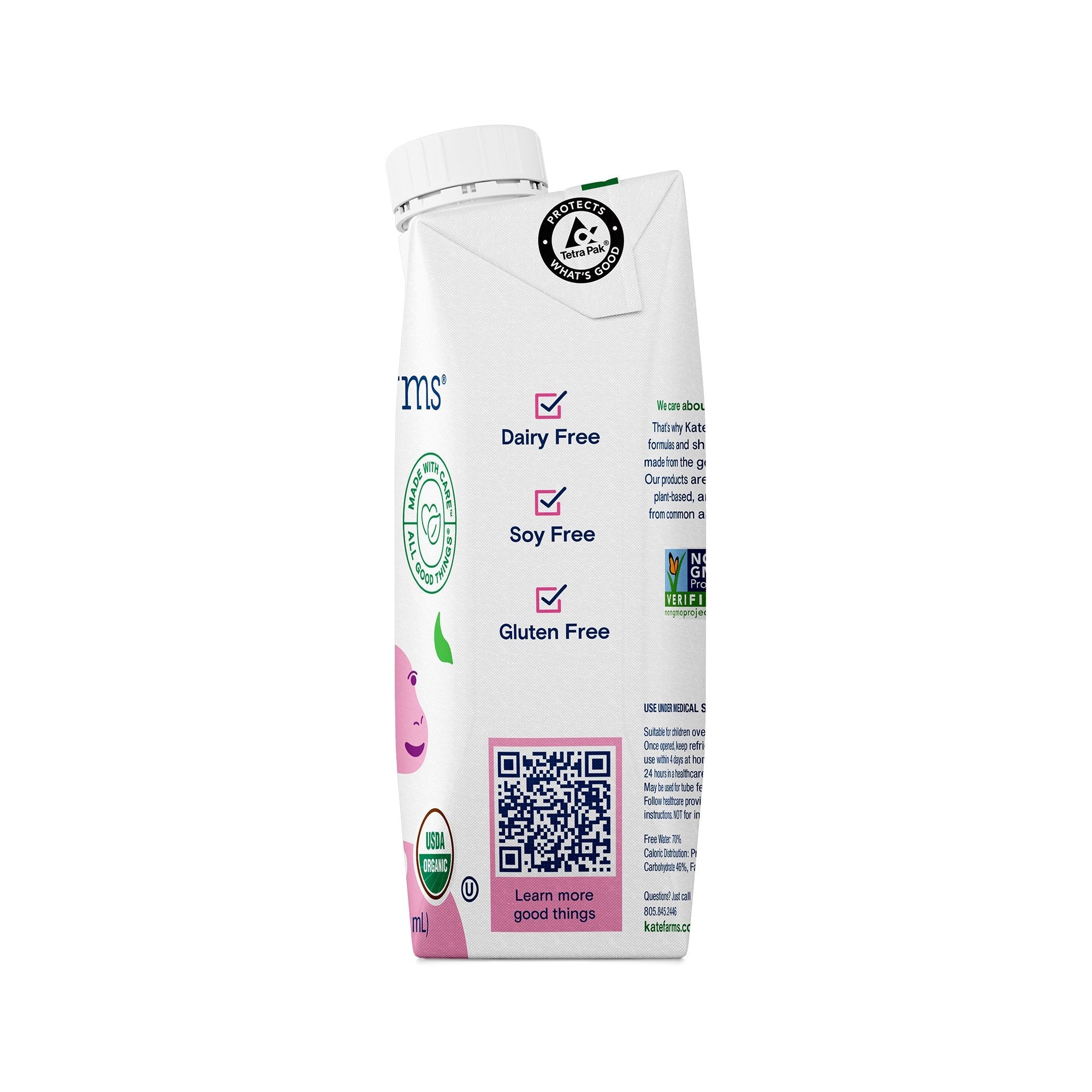Kate Farms® Pediatric Peptide 1.5 Sole-Source Nutrition Formula, Vanilla 851823006201