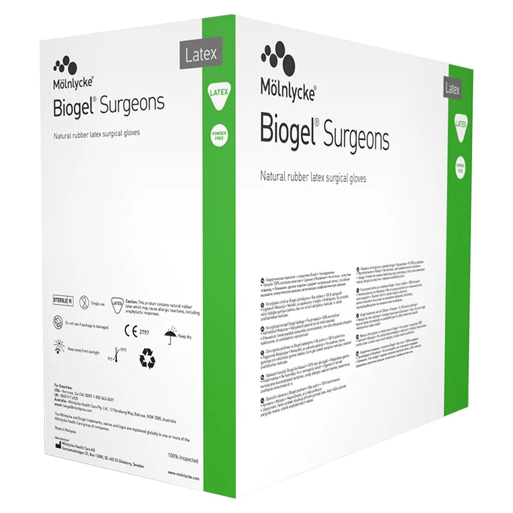 Biogel® Surgeons Latex Surgical Glove, Size 7.5, Straw Color 30475