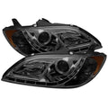 SPYDER Mazda 3 04-08 4Dr Sedan Projector Headlights Halogen- DRL Smke PRO-YD-M304-DRL-SM 5017475