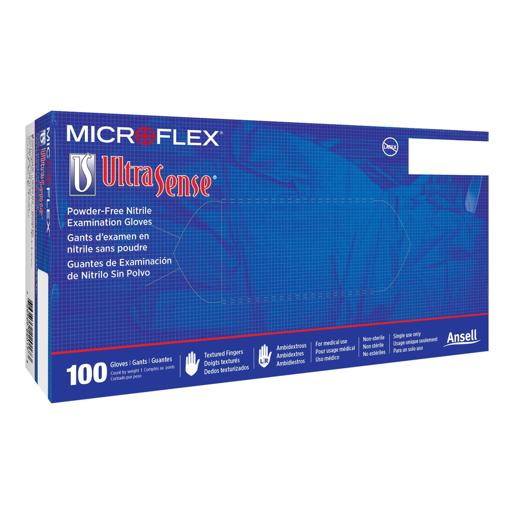Ultrasense® Nitrile Exam Glove, Small, Blue US-220-S