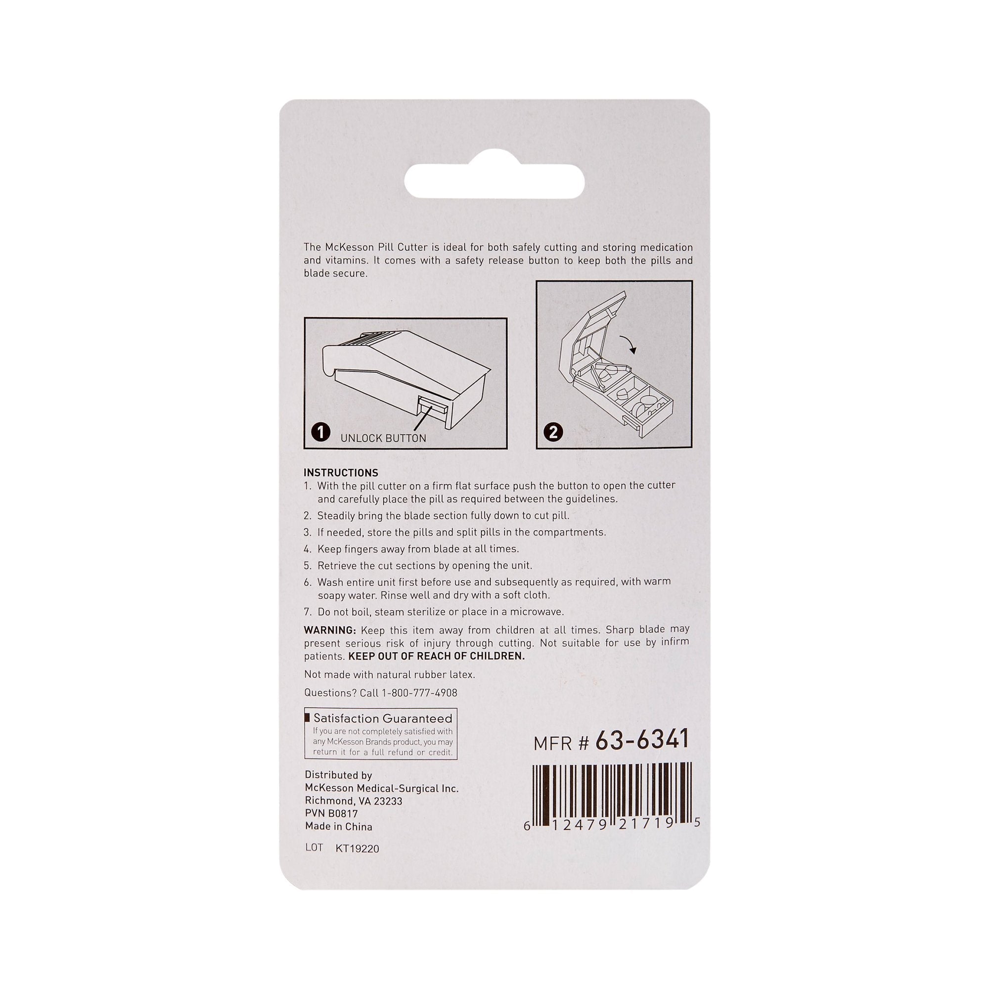 McKesson Pill Cutter 63-6341