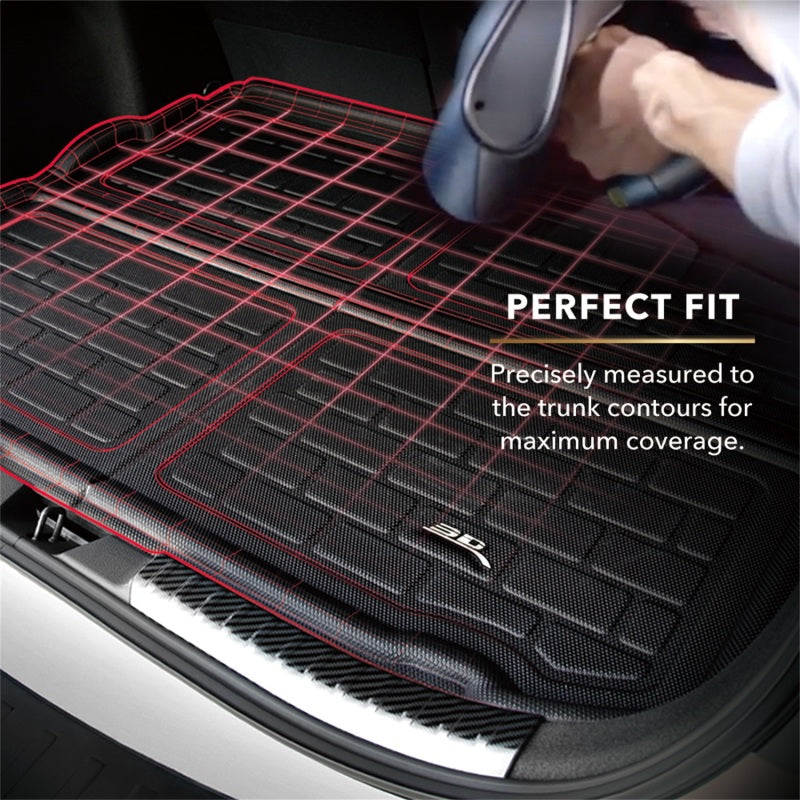 3D MAXpider 2022 Honda Civic Kagu Black Cross Fold Cargo Liner M1HD1191309